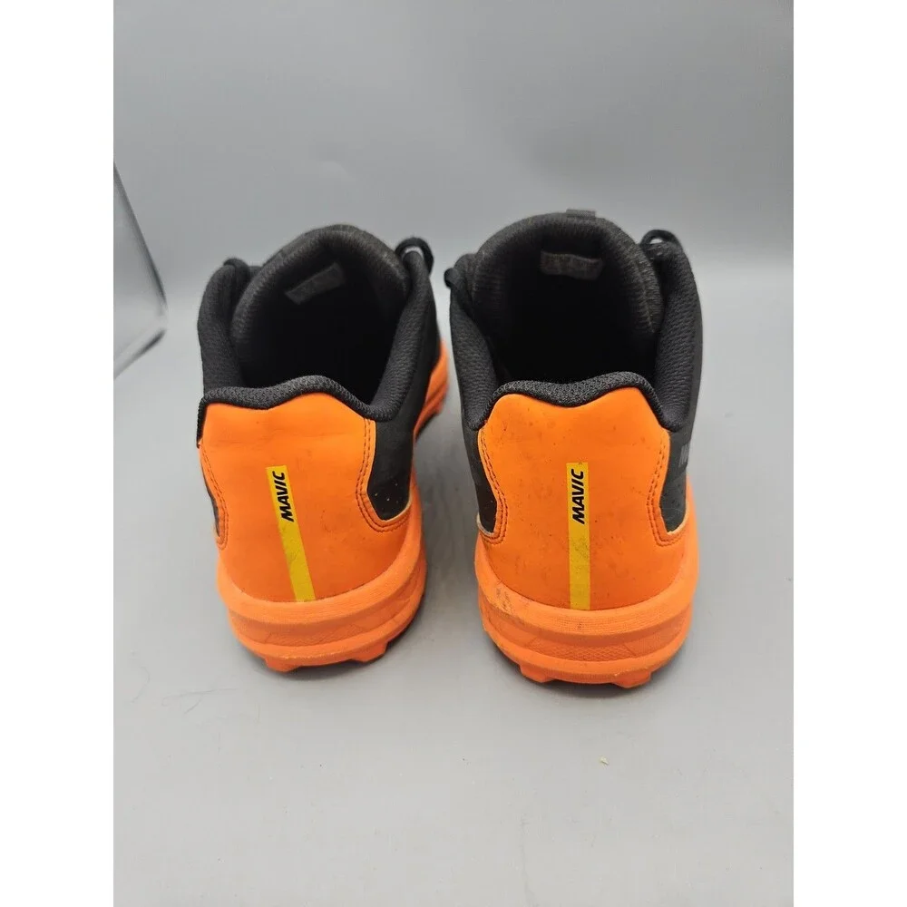 Mavic XA MTB Shoes, Black Orange Contagrip Sz 10 Eur 44 Men's